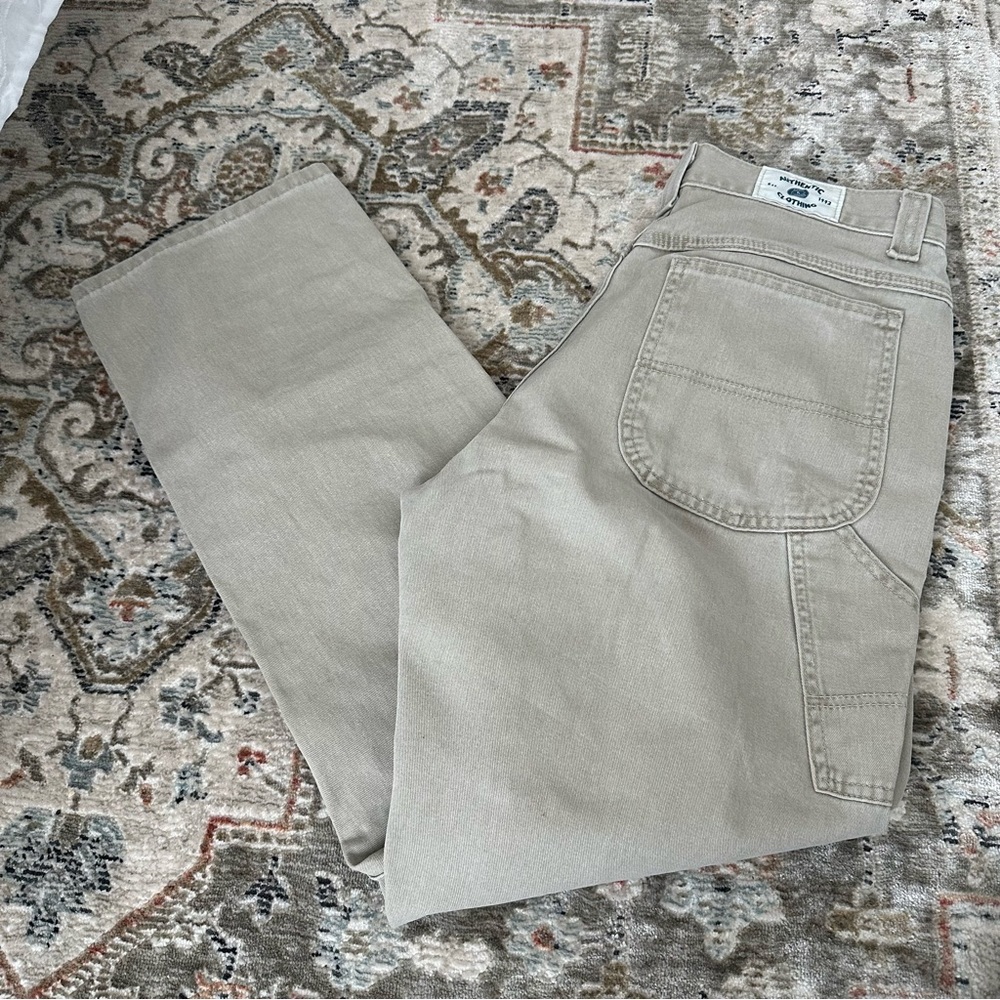authentic clothing riders cream colored jeans